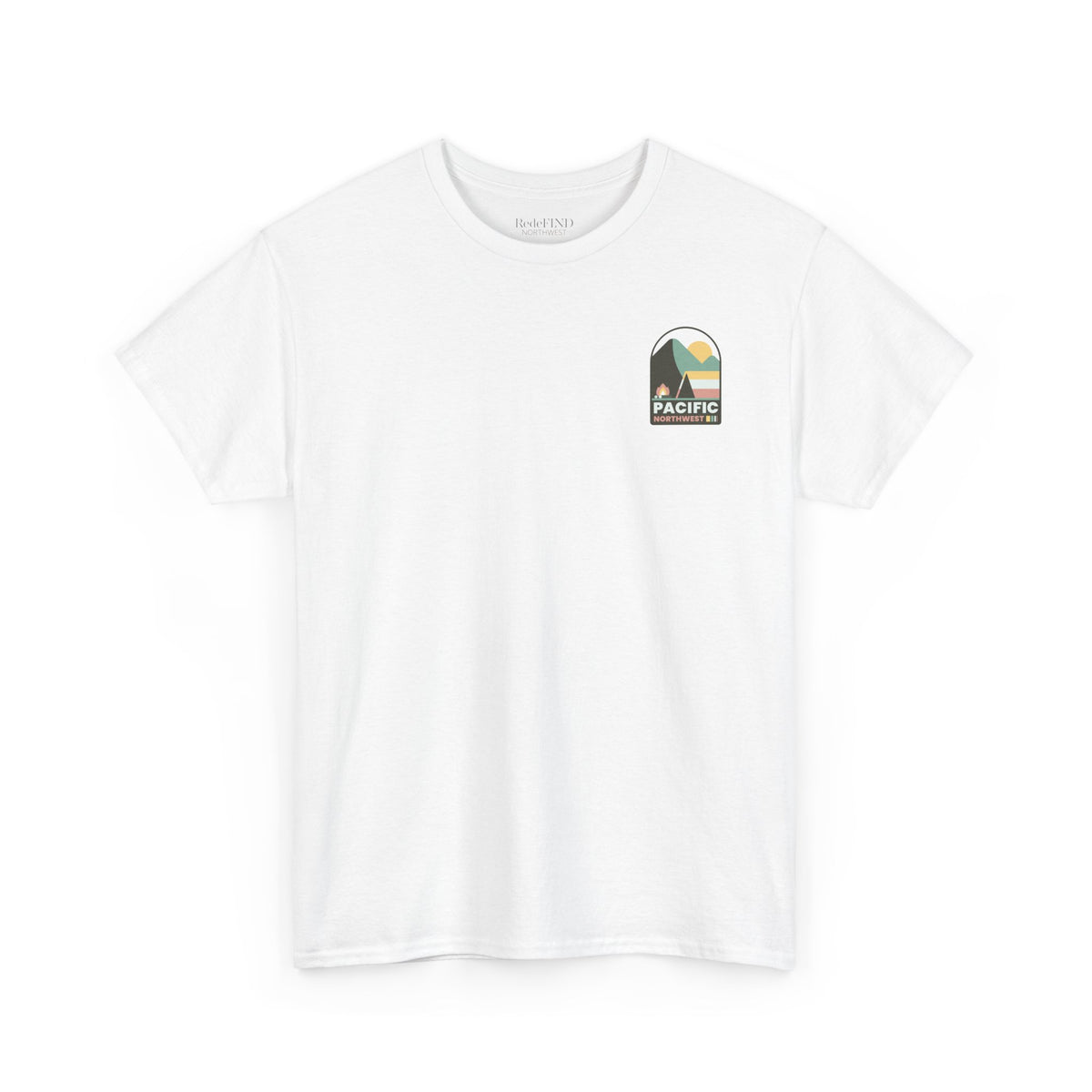 Pacific Northwest Shirt, Retro Mountain Graphic Tee, PNW Camping Hiking T Shirt, Nature Lover Gift
