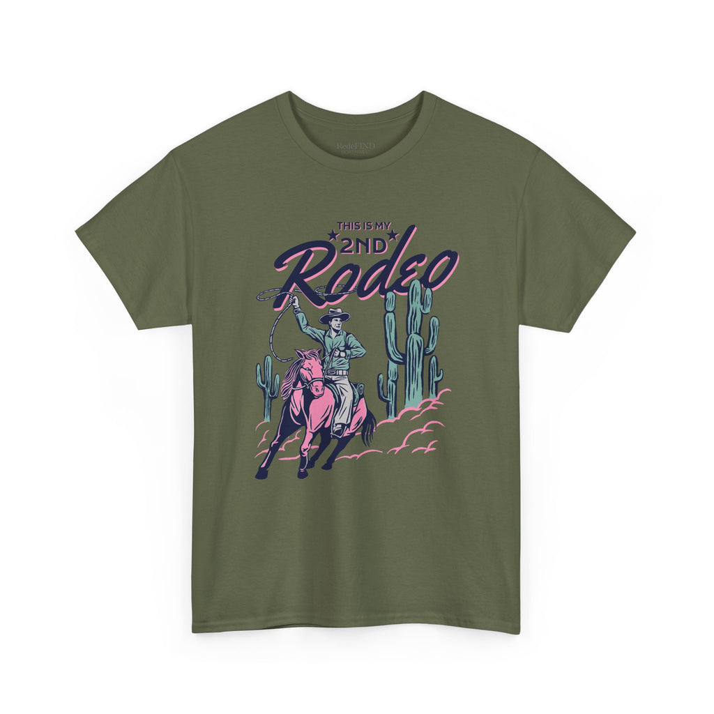 This Is My 2nd Rodeo T-Shirt | Funny Rodeo Saying Tee