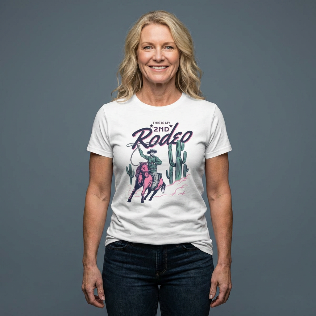 This Is My 2nd Rodeo T-Shirt | Funny Rodeo Saying Tee