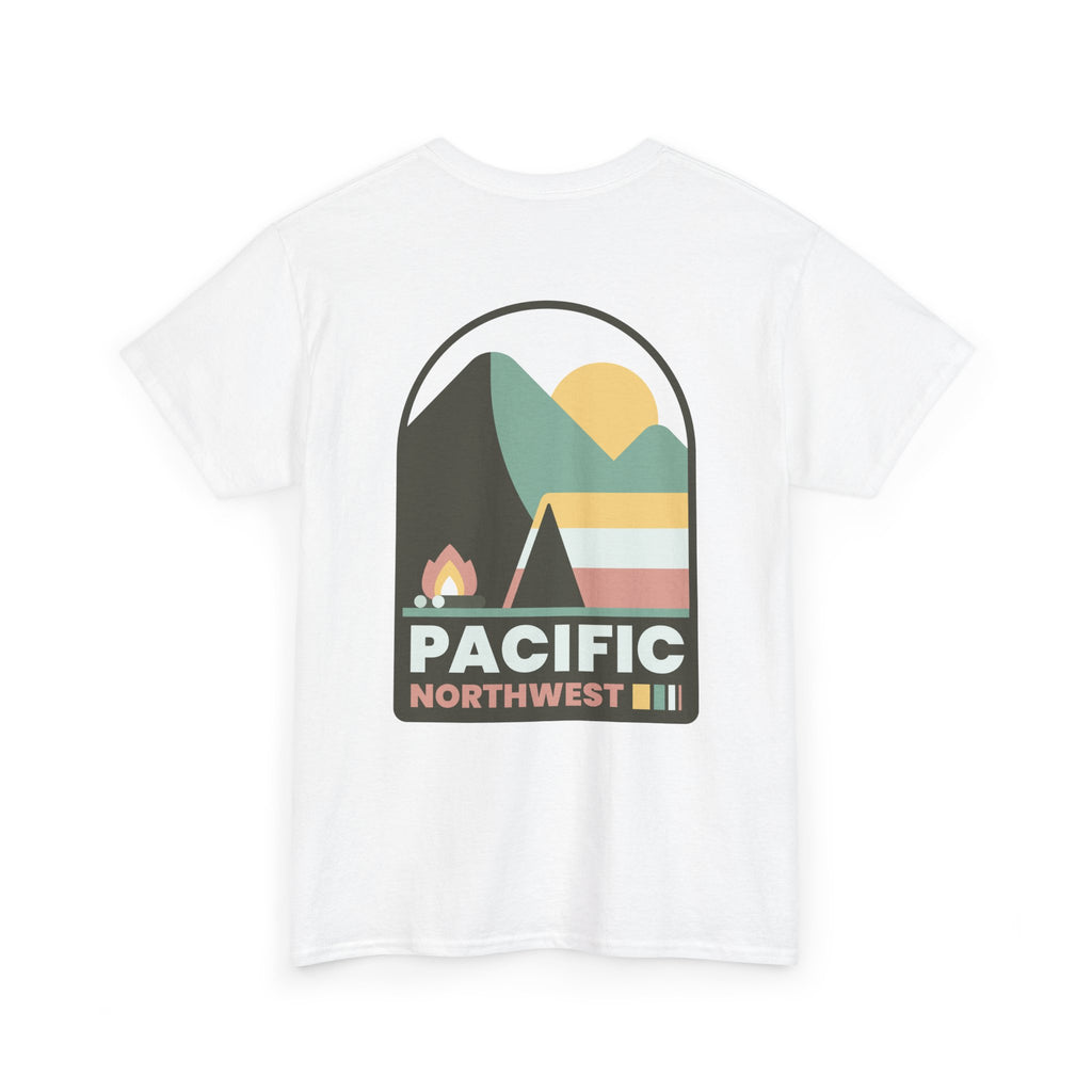 Pacific Northwest Shirt, Retro Mountain Graphic Tee, PNW Camping Hiking T Shirt, Nature Lover Gift