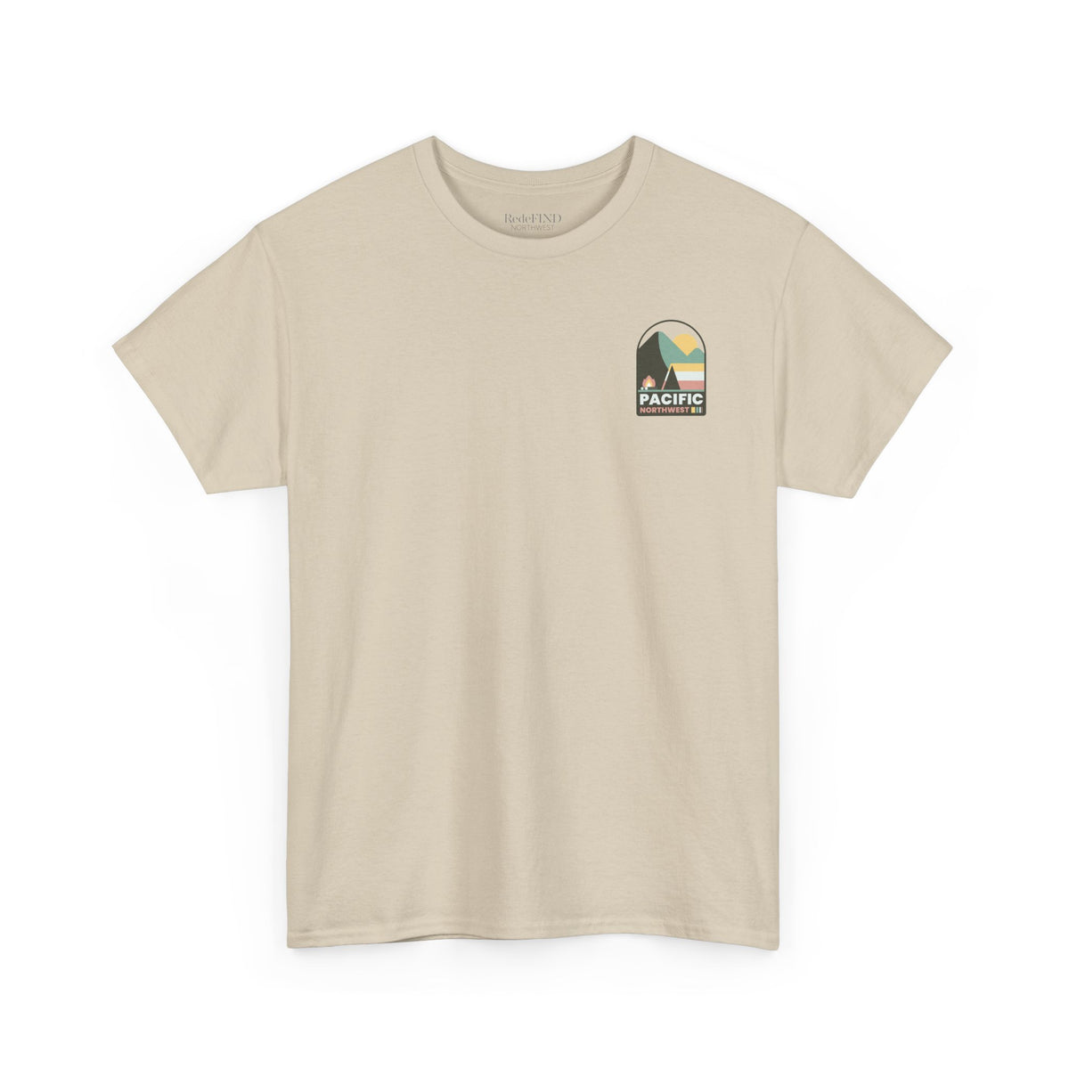 Pacific Northwest Shirt, Retro Mountain Graphic Tee, PNW Camping Hiking T Shirt, Nature Lover Gift